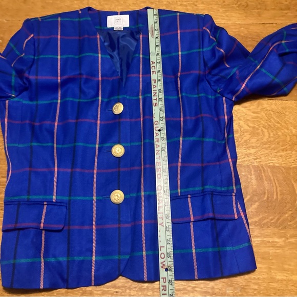 Vintage Amanda Smith Plaid Blazer 16 - Picture 7 of 7